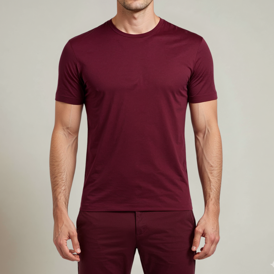 ALVARO SUPIMA T-SHIRT MARINEBLAUW