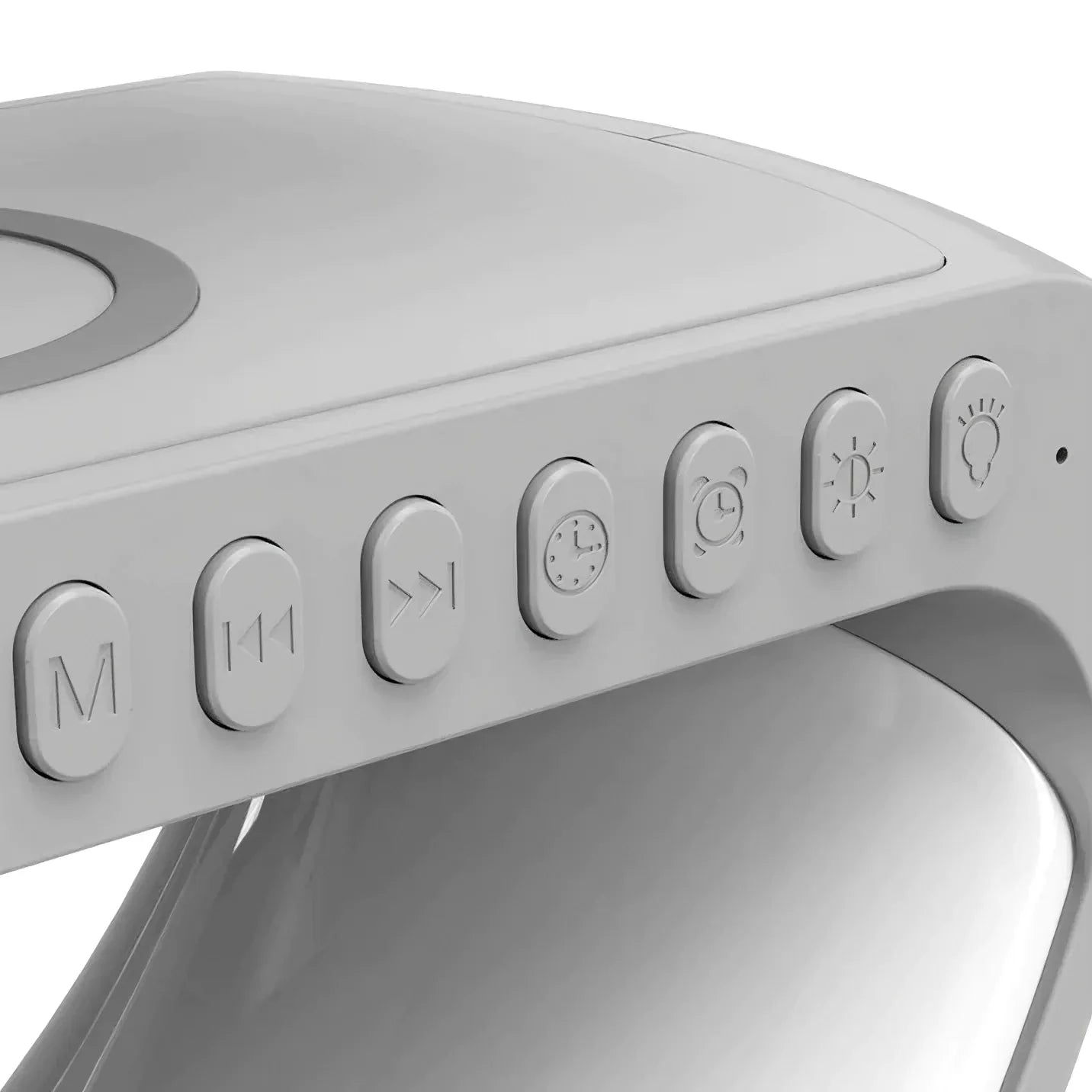 G-Shape™ | 5-in-1 Alarm klok, Mood Light, Speaker & Draadloze Oplader