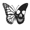SkullFusion™ Metalen Vlinder Wanddecoratie