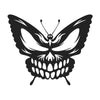 SkullFusion™ Metalen Vlinder Wanddecoratie