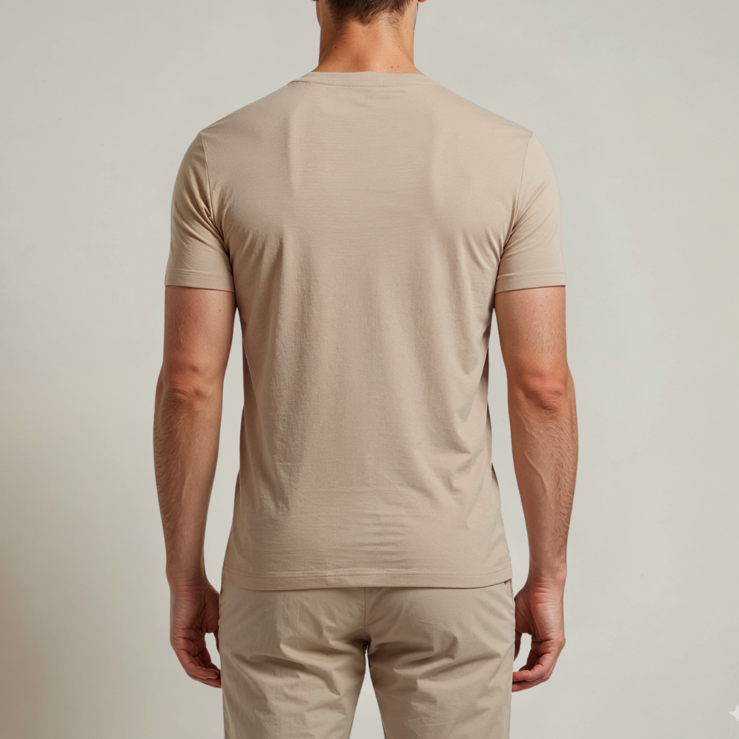 ALVARO SUPIMA T-SHIRT MARINEBLAUW