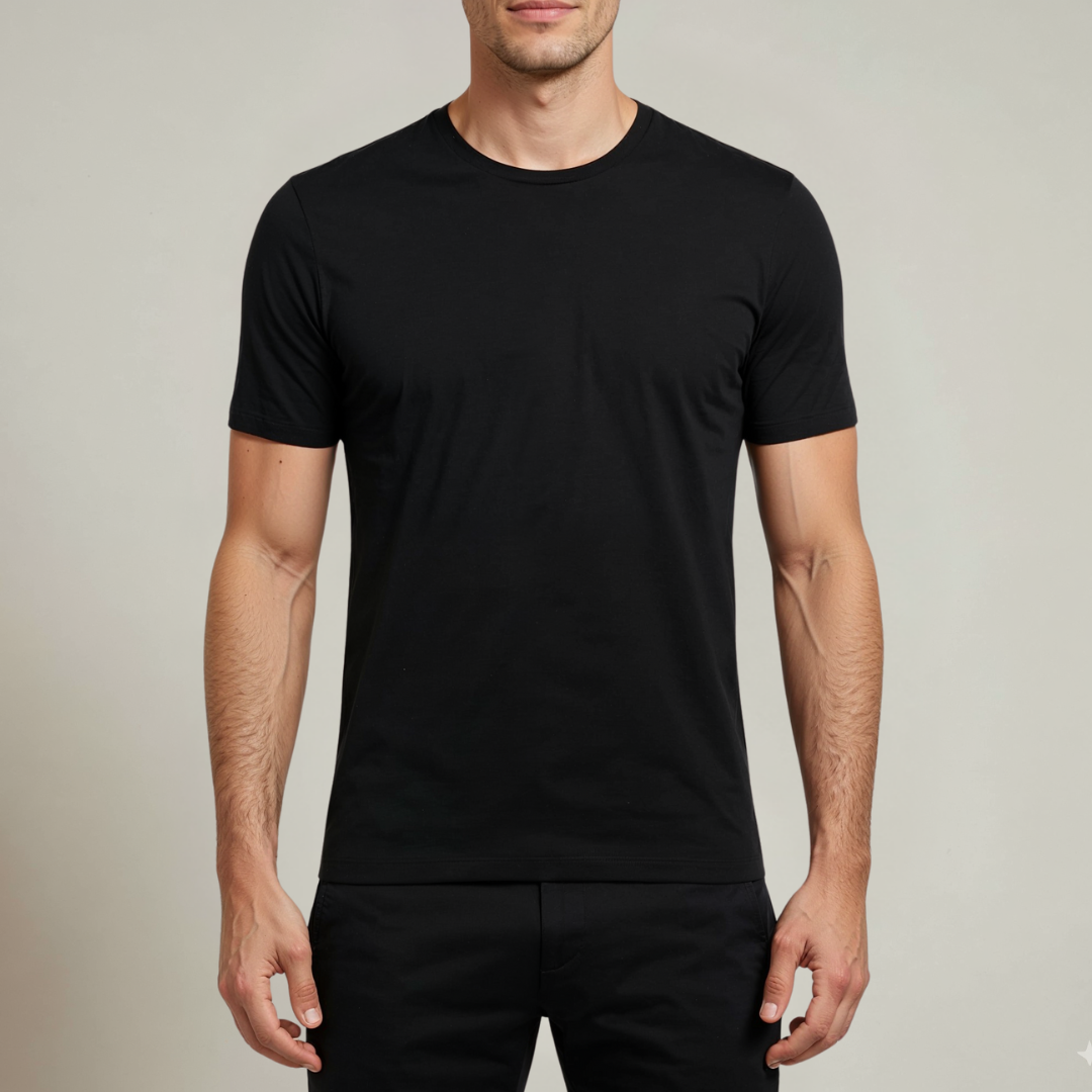 ALVARO SUPIMA T-SHIRT ZWART