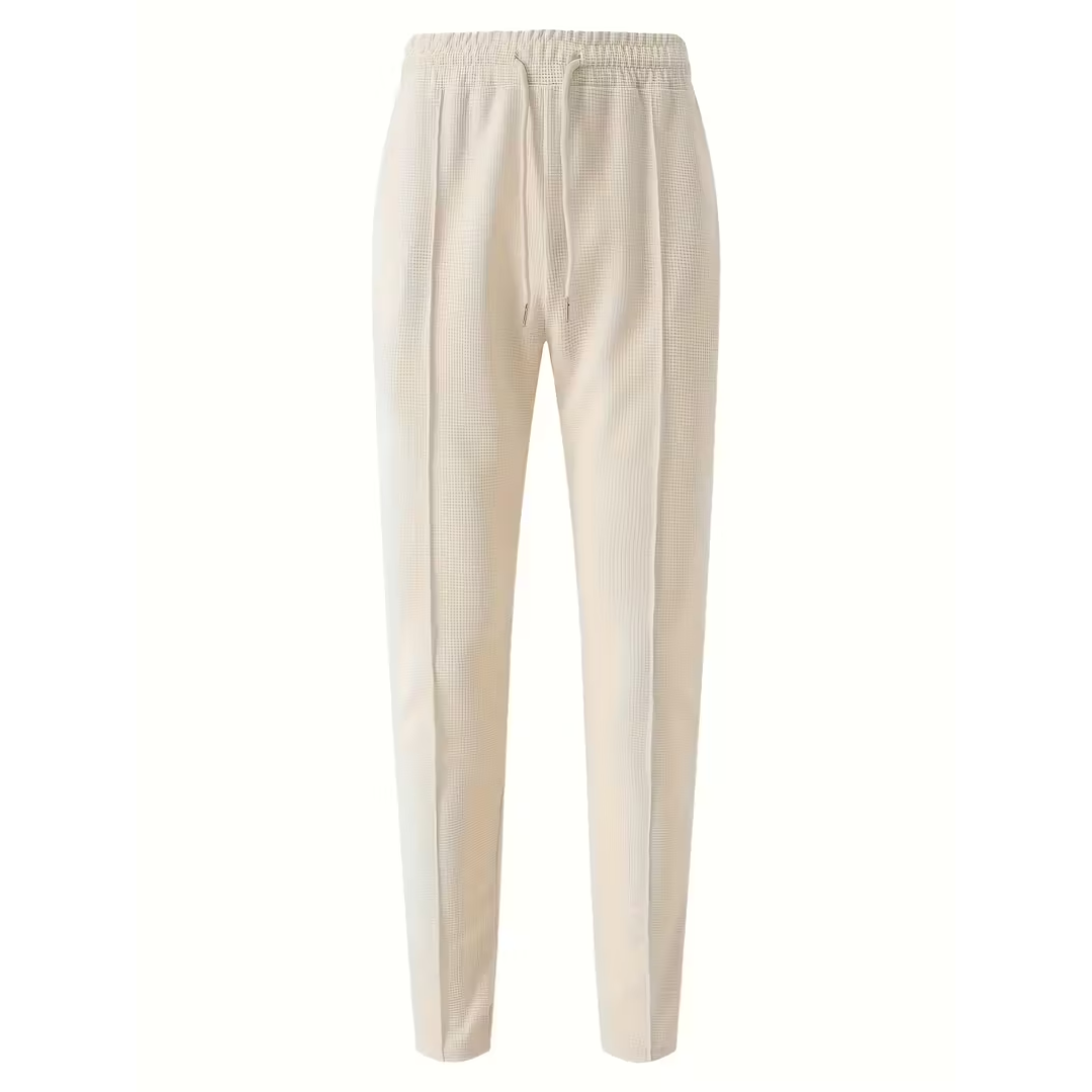 SANDER | STIJLVOLLE BEIGE JOGGERBROEK