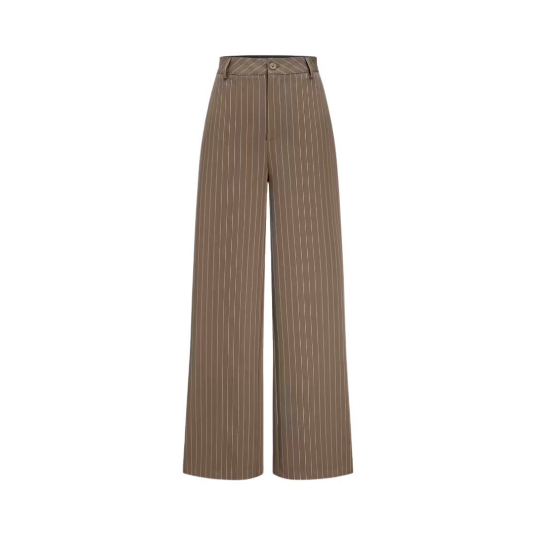 ELSA | STREEPJES WIDE LEG BROEK