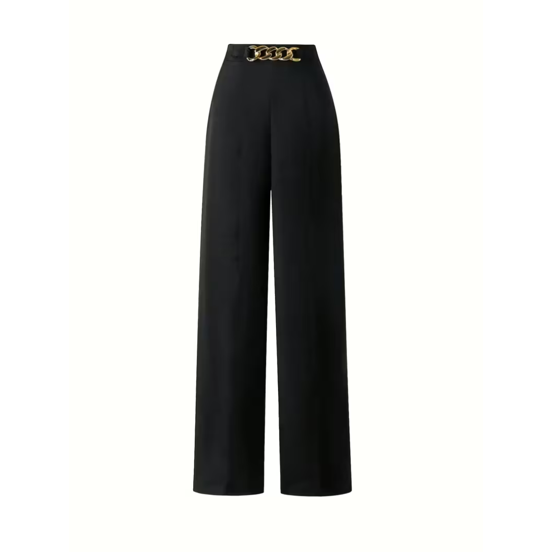 IRENA | CHIQUE BROEK MET GOUDEN DETAIL