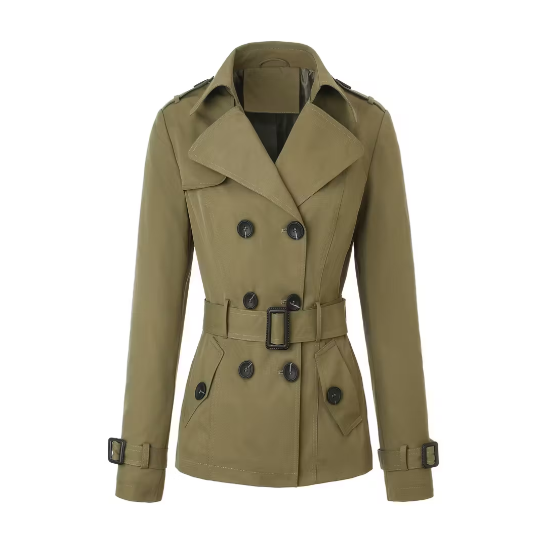 AMY | KORTE TRENCHCOAT DAMES