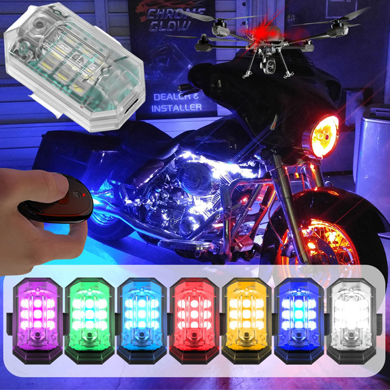 Draadloze LED-stroboscoop Fiets | Motorlamp