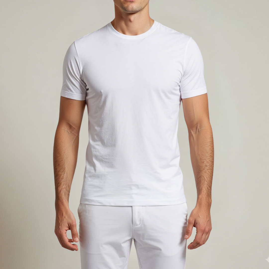 ALVARO SUPIMA T-SHIRT MARINEBLAUW