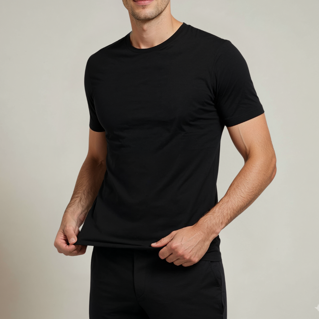 ALVARO SUPIMA T-SHIRT MARINEBLAUW