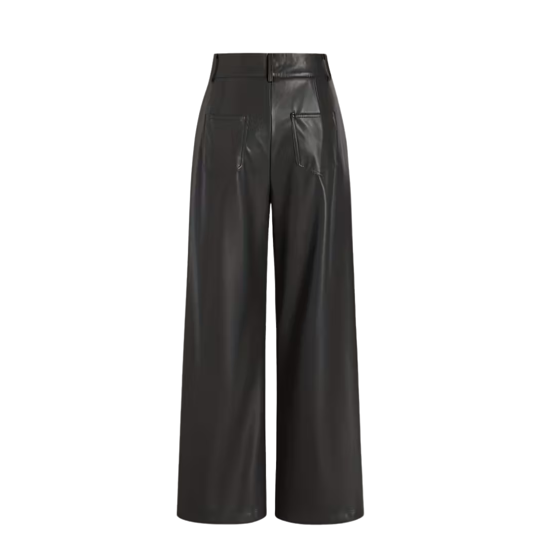 CHARLIE | ELEGANTE LEATHERLOOK BROEK