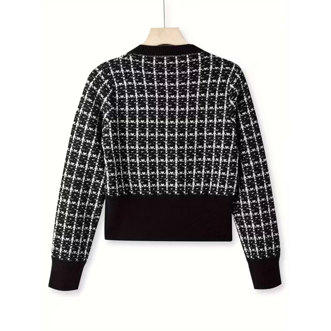 LANA | CHIQUE TWEED VEST MET KNOPEN