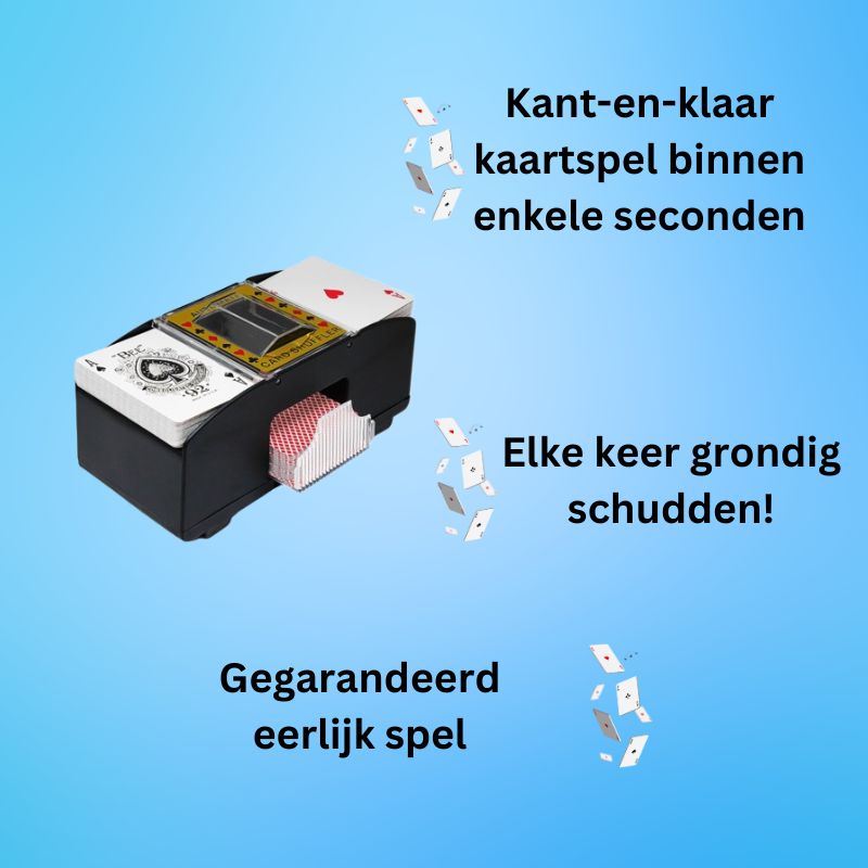 ShuffleMate™ | Automatische kaart shuffler