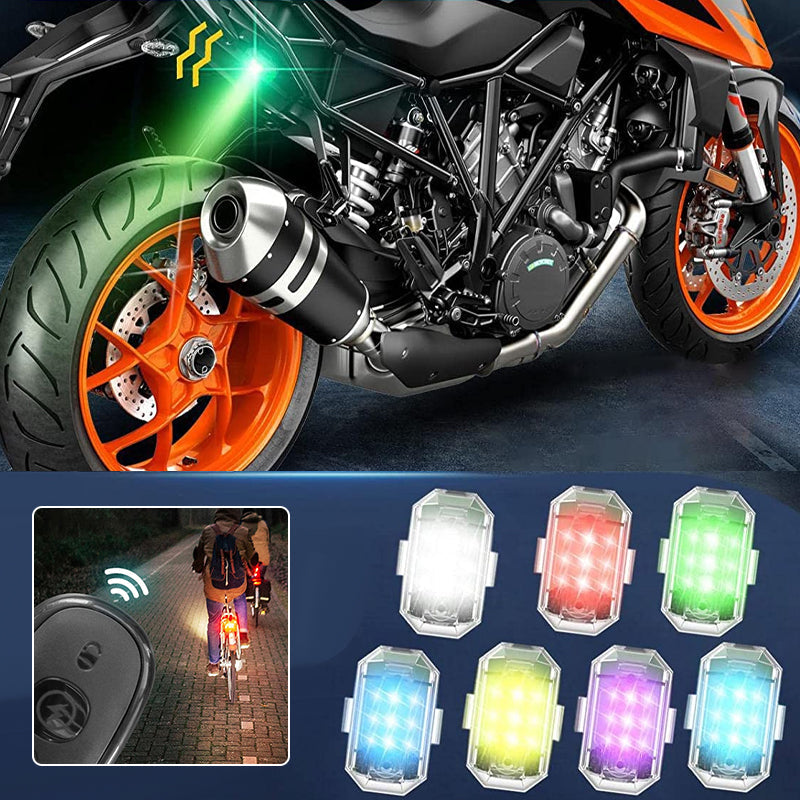 Draadloze LED-stroboscoop Fiets | Motorlamp