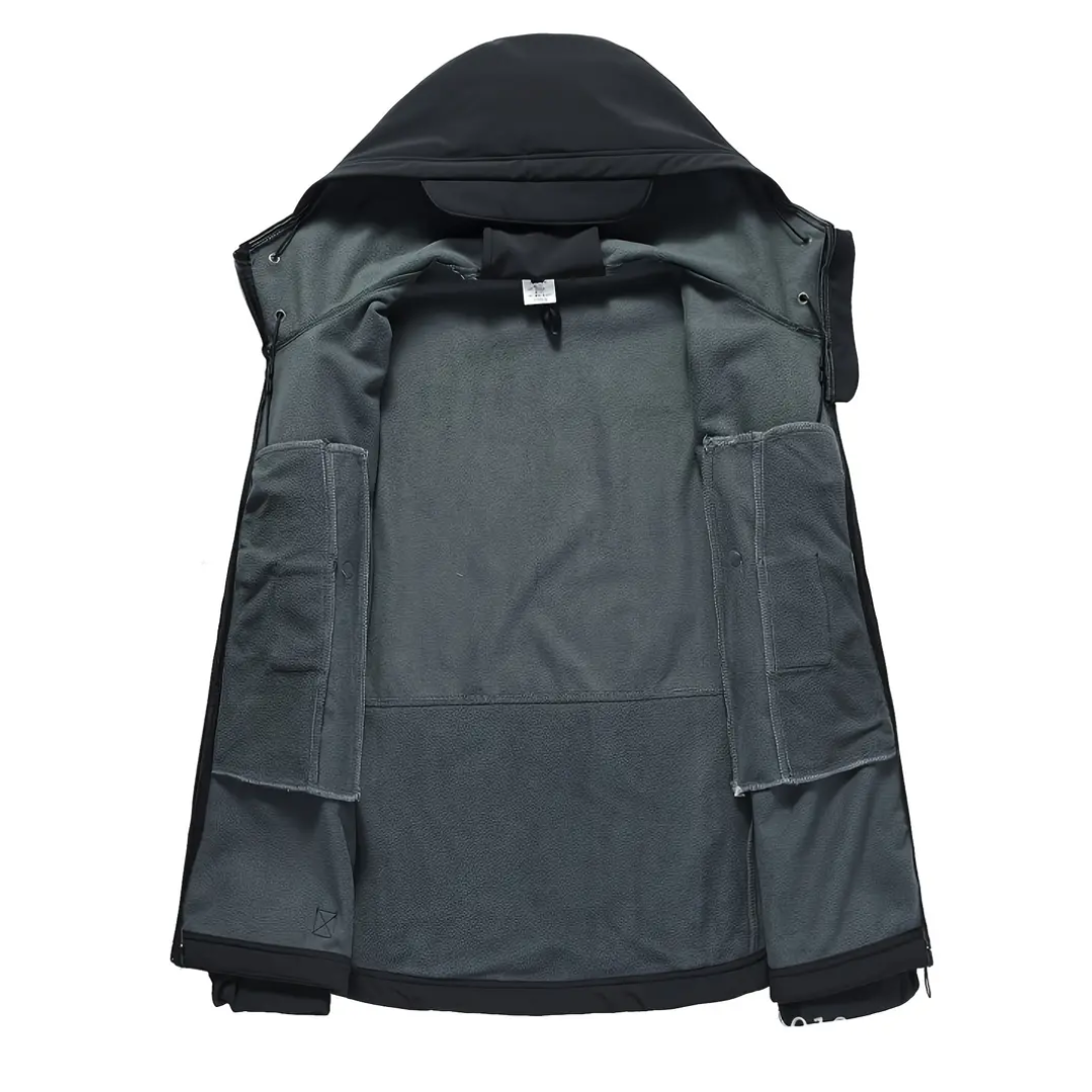 RUBEN | TACTISCHE SOFTSHELL JAS MET CAPUCHON