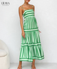 FELICIA™ | GESTREEPTE MAXI-JURK