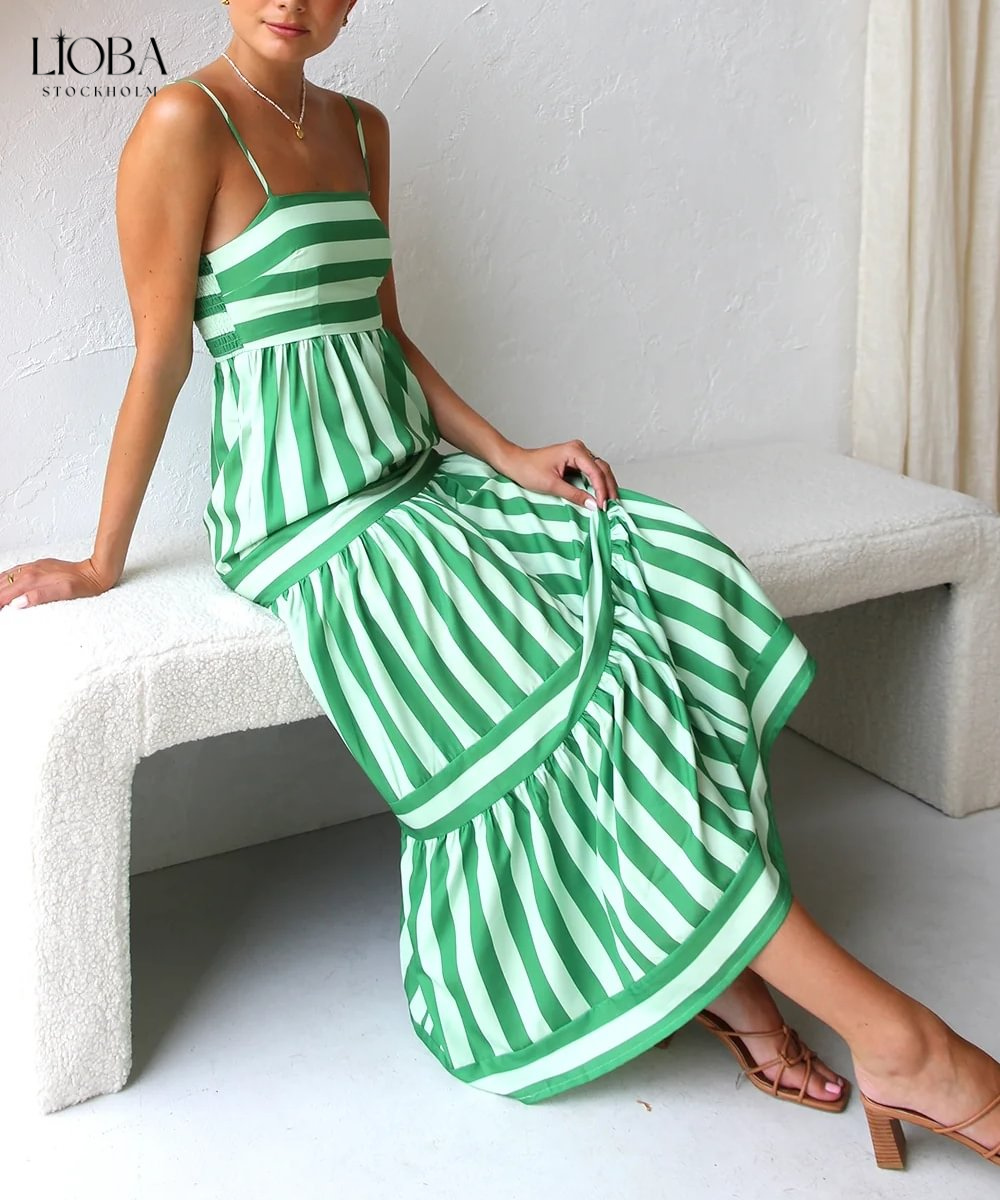 FELICIA™ | GESTREEPTE MAXI-JURK