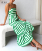 FELICIA™ | GESTREEPTE MAXI-JURK