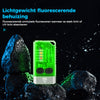 Kleine krachtige EDC-zaklamp met rood UV-blauw licht.