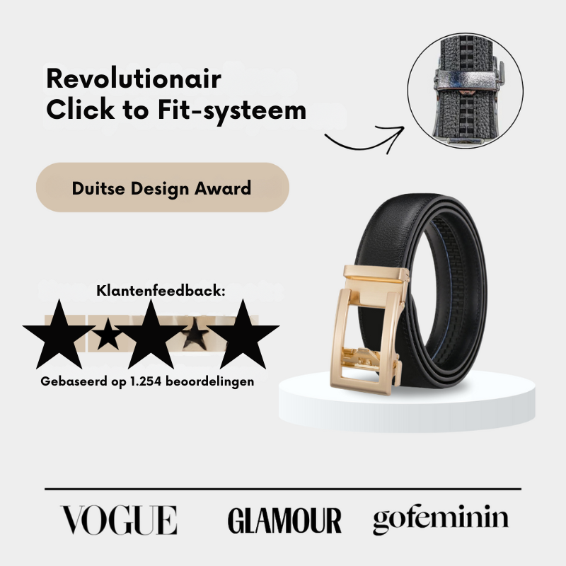Click to Fit: Leren Riem voor Vrouwen - Perfecte Pasvorm & Ultiem Comfort