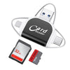 Multi-Port 4 in1 universele SD TF-kaartlezer.