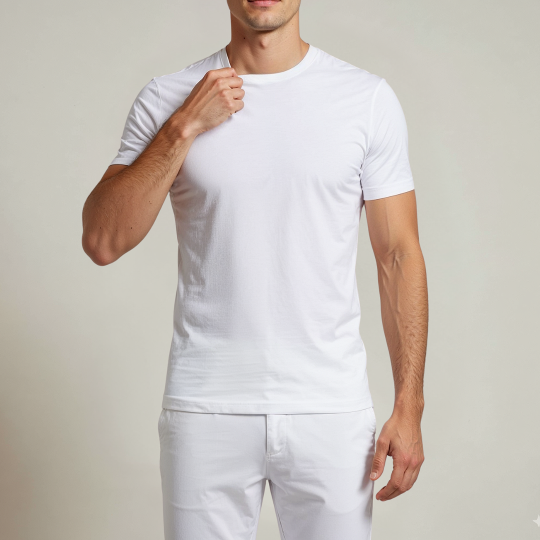 ALVARO SUPIMA T-SHIRT BEIGE