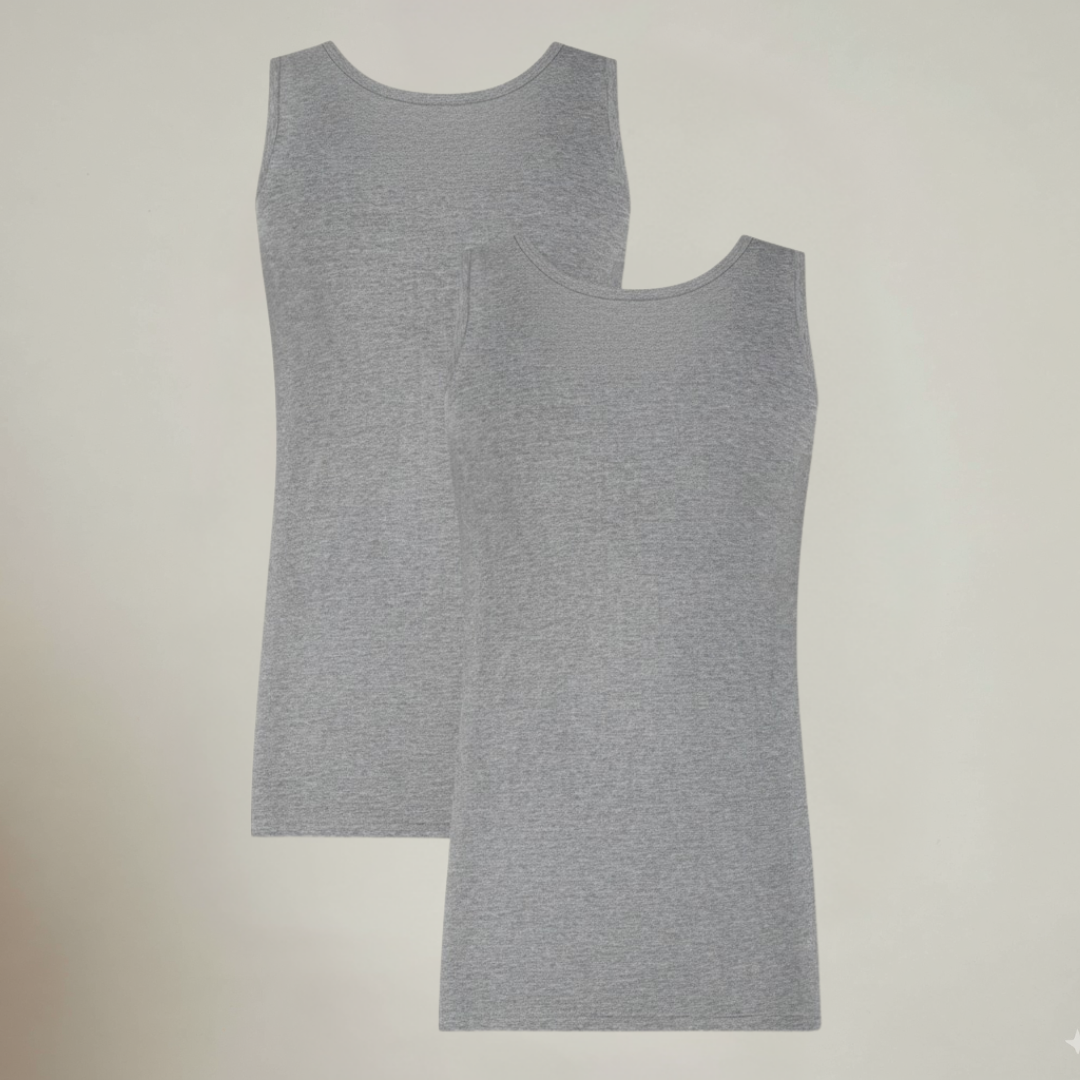 ALVIO HEMD GRIJS (2-PACK)