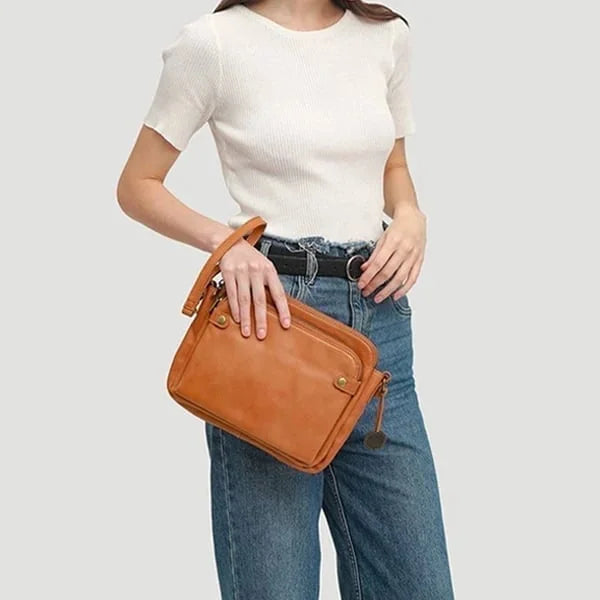 Lisa™ - Leren crossbody schoudertas