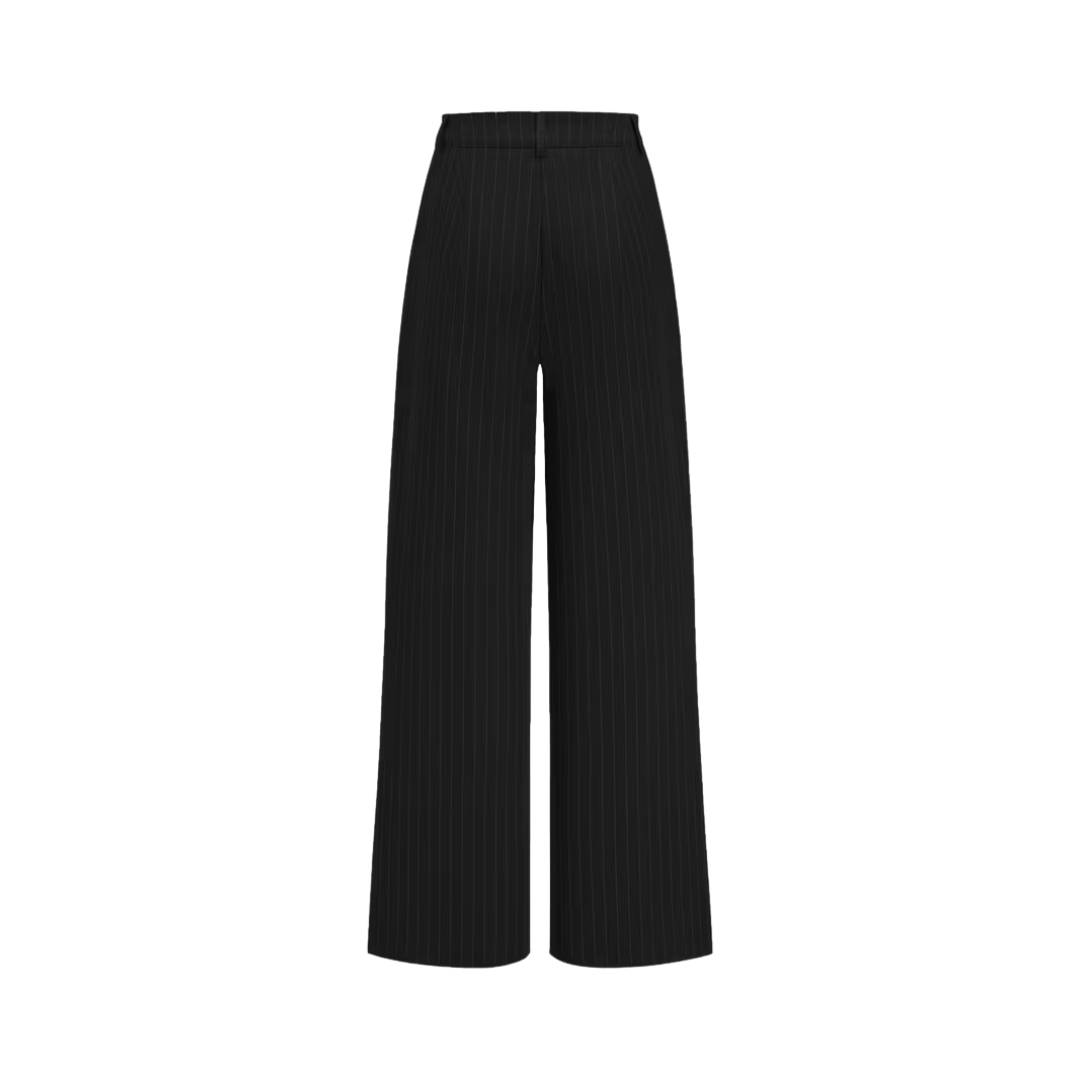 ELSA | STREEPJES WIDE LEG BROEK