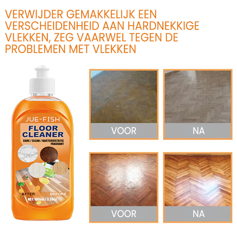 Krachtige ontsmettings vloerreiniger ( +5 GRATIS Microvezel doeken)