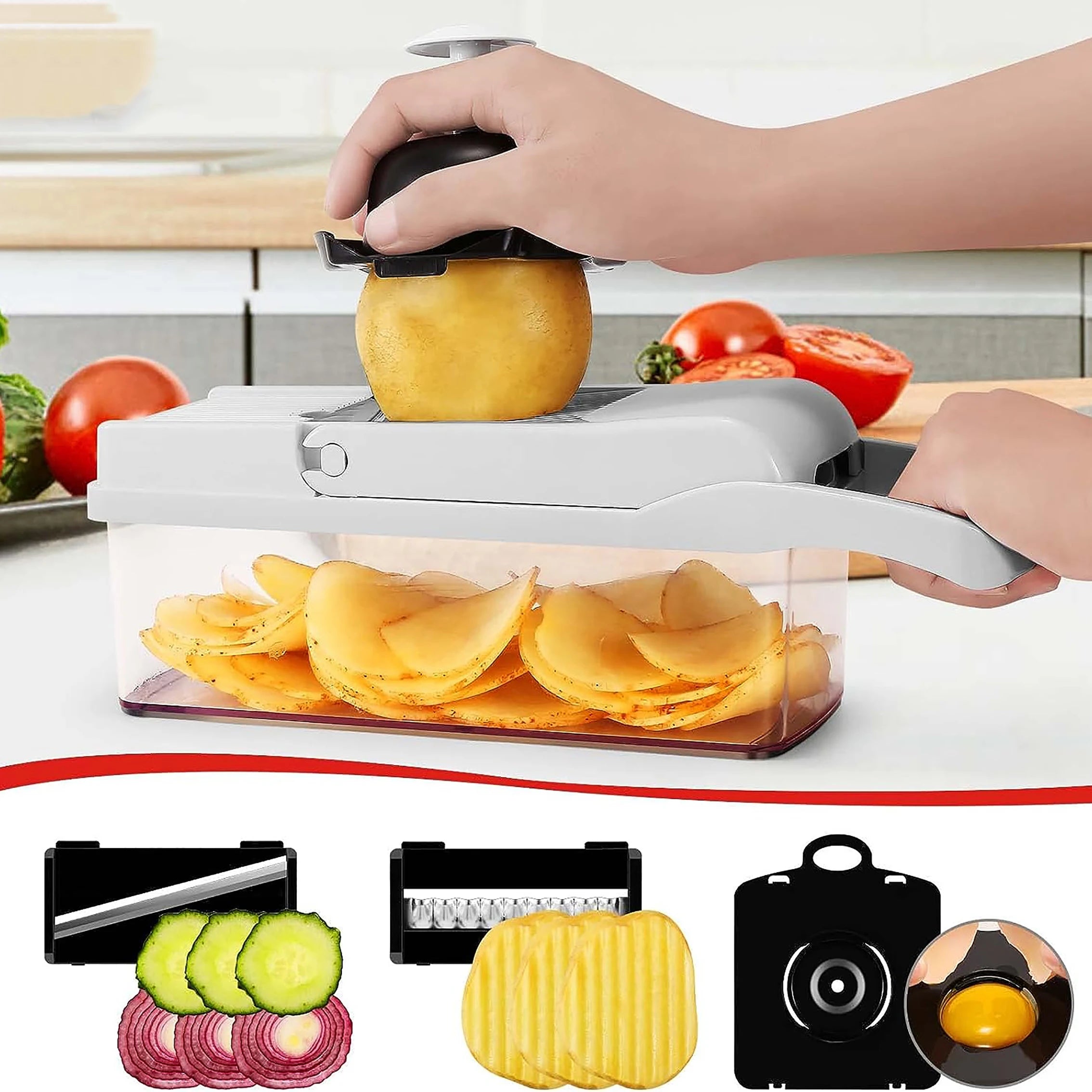 CUTPRO® - Multifunctionele Groente Snijder.