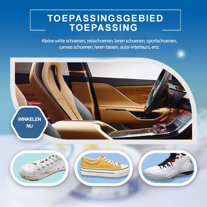 Schoenpoetscrème | Wit 1+1 GRATIS!