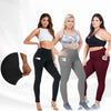 Grote maten legging met hoge taille en stretch