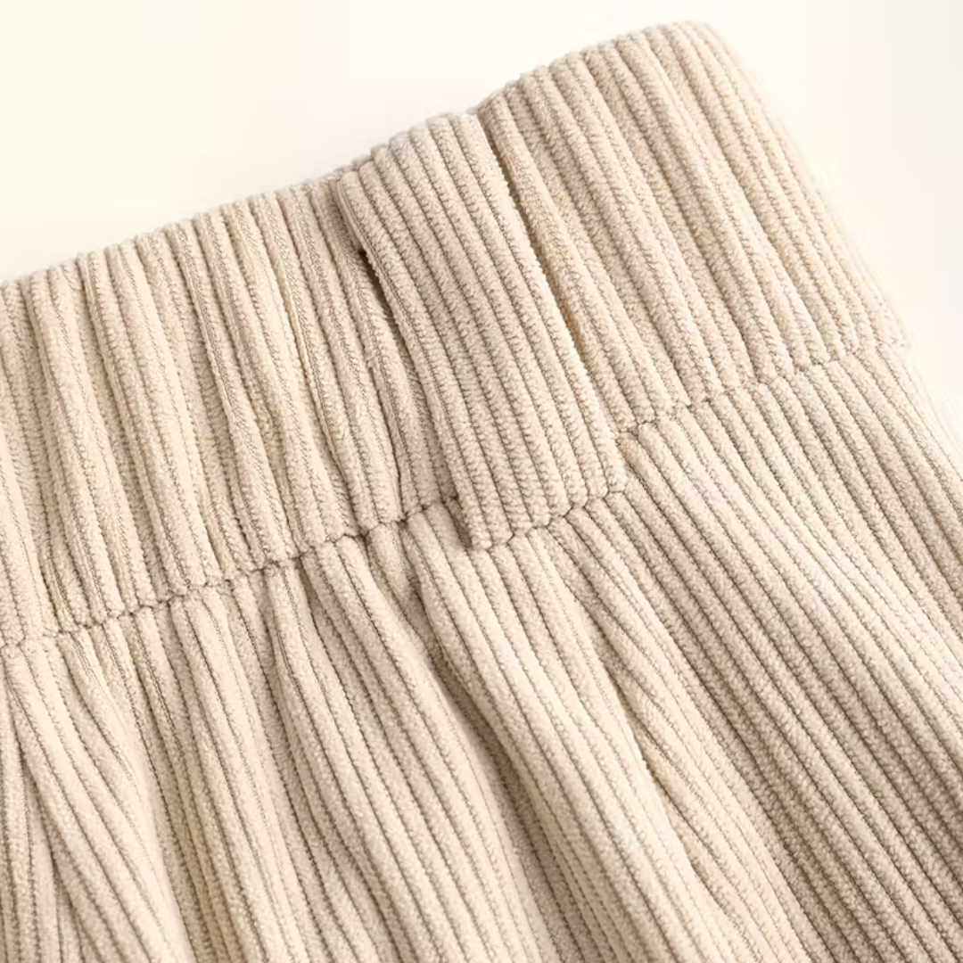 MATILDA | ELEGANTE BEIGE WIDE LEG BROEK