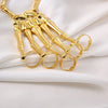 SkeleWrist Halloween Metalen Skelet Handketting