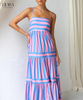 FELICIA™ | GESTREEPTE MAXI-JURK