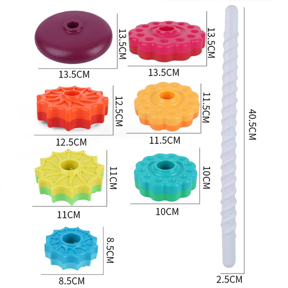 Regenboog Magische Stapeltoren™ (5 Stuks).