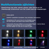Kleine krachtige EDC-zaklamp met rood UV-blauw licht.