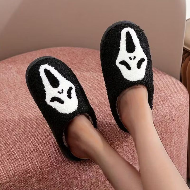 Boo-tifully Halloween Ontwerp Huispantoffels