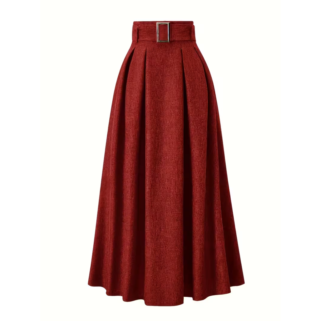 CHARLOTTE | ELEGANTE A-LIJN ROK MET RIEM
