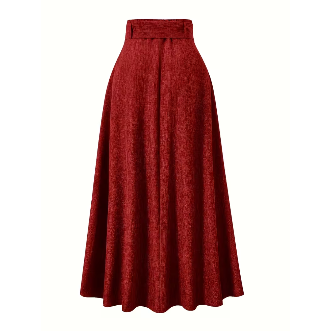 CHARLOTTE | ELEGANTE A-LIJN ROK MET RIEM