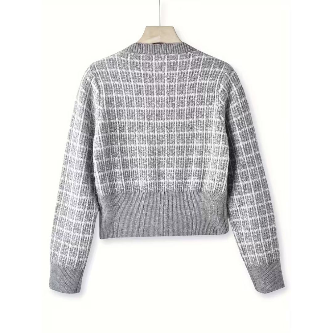 LANA | CHIQUE TWEED VEST MET KNOPEN