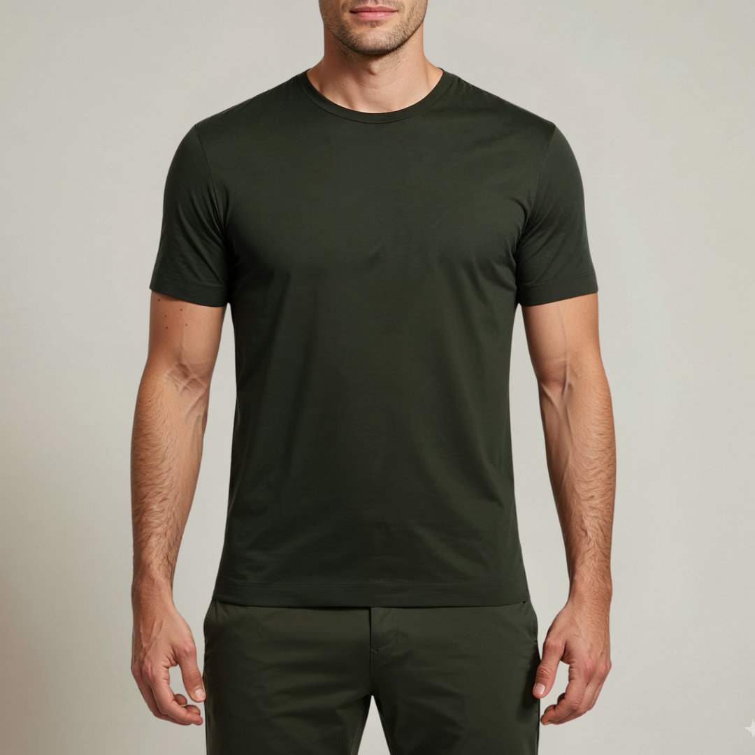 ALVARO SUPIMA T-SHIRT MARINEBLAUW