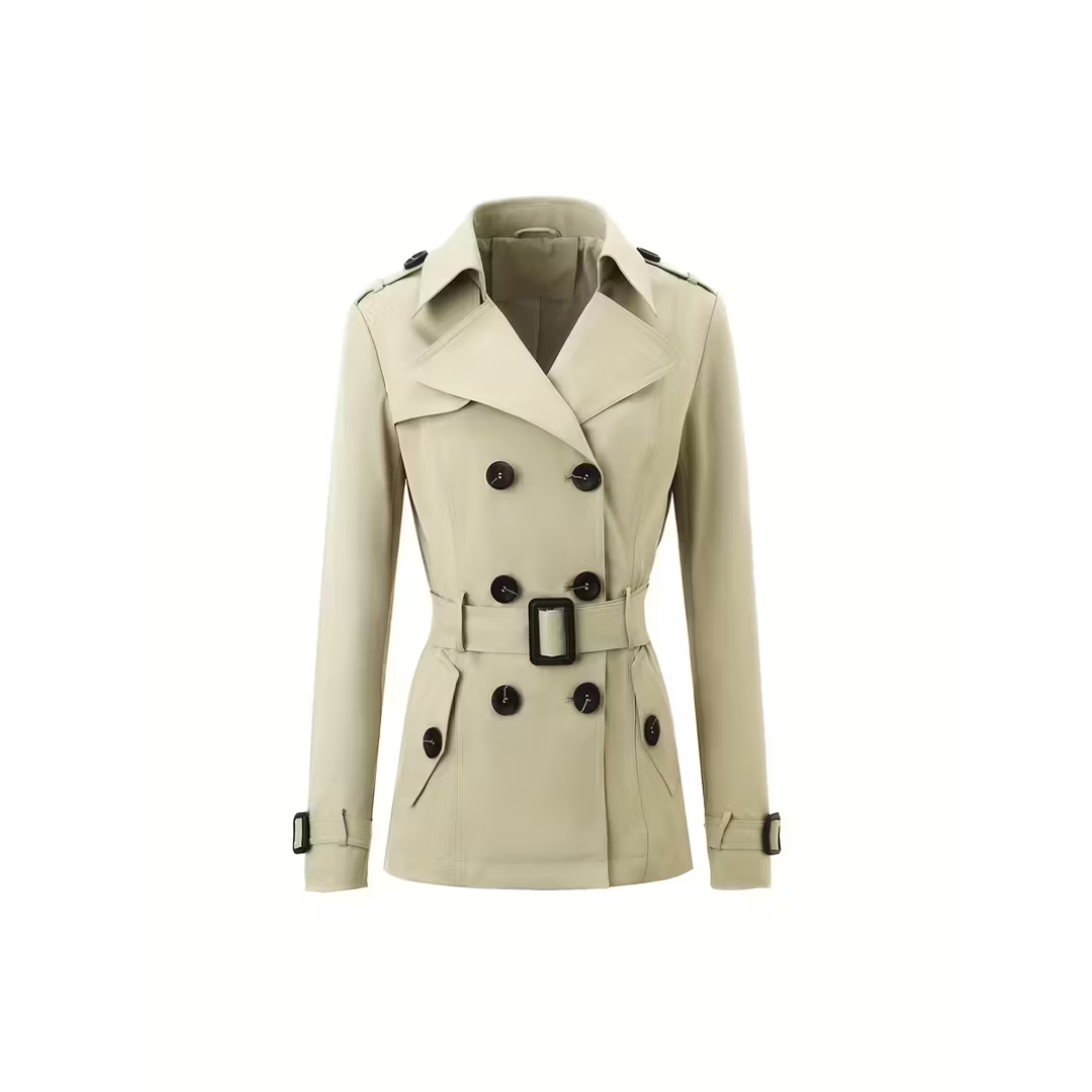 AMY | KORTE TRENCHCOAT DAMES