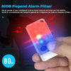 Kleine krachtige EDC-zaklamp met rood UV-blauw licht.