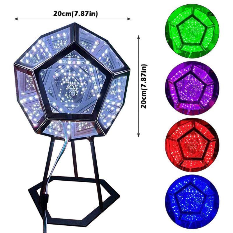 LuminaHex™️ Nonagon LED Lamp met Afstandsbediening