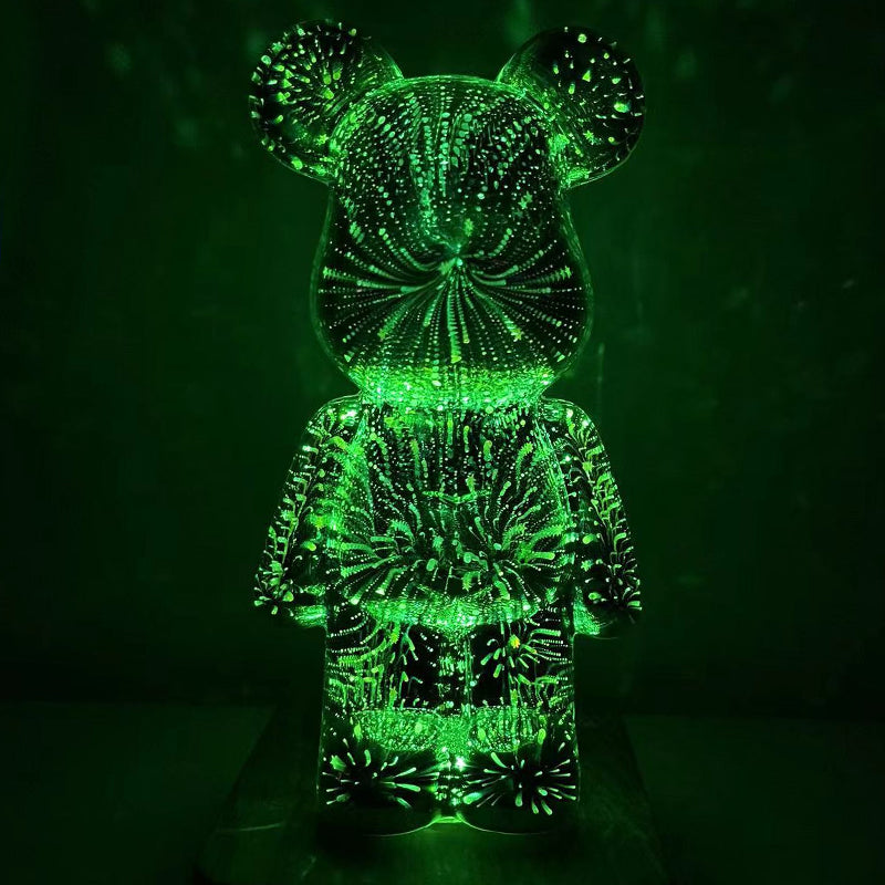 GlowBear™ | 3D Vuurwerk Nacht Lamp