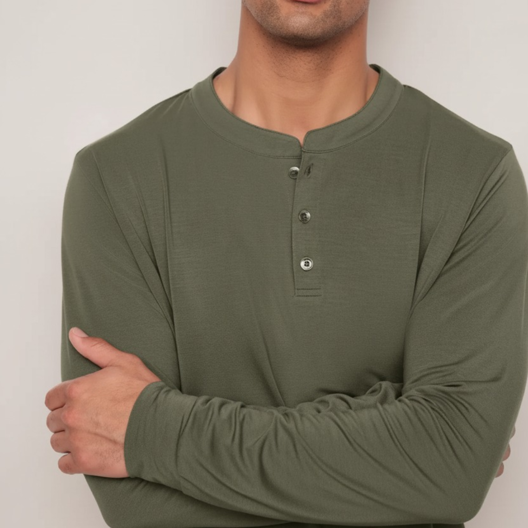 VALENZO LONG PYJAMA BLAUW