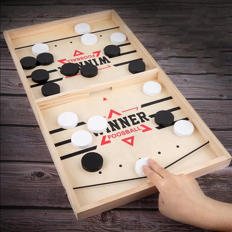 PuckFlick™ Sling Puck Houten Bordspel