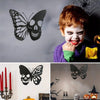 SkullFusion™ Metalen Vlinder Wanddecoratie