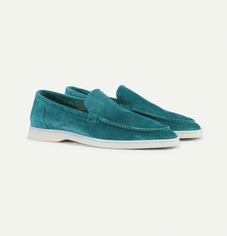 Leonardo - Klassieke suède loafers voor heren.